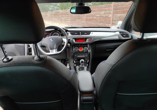Citroen DS3 cena 21900 przebieg: 156832, rok produkcji 2013 z Wągrowiec małe 56